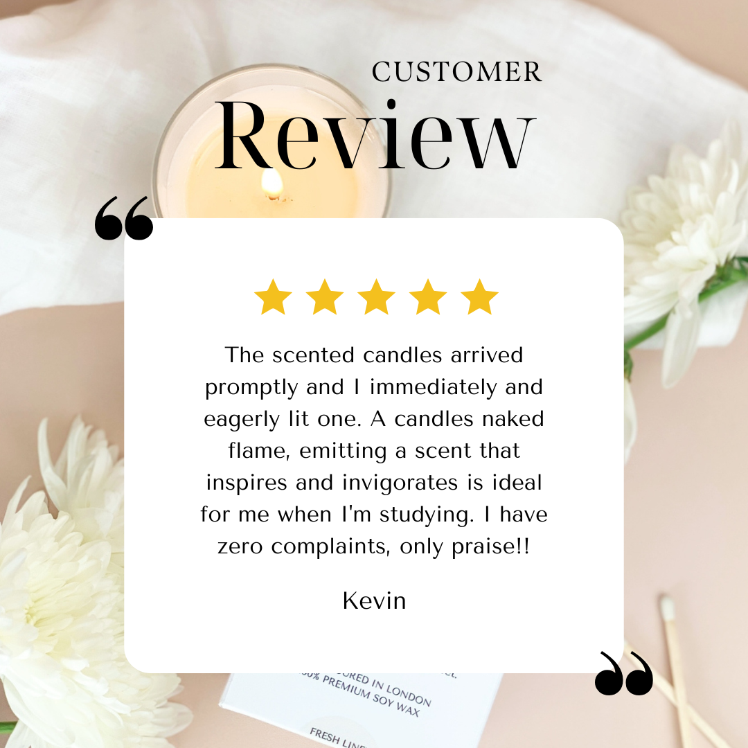 Gratitude - Amber Sweet Orange Scented Soy Candle Uplifting Scent