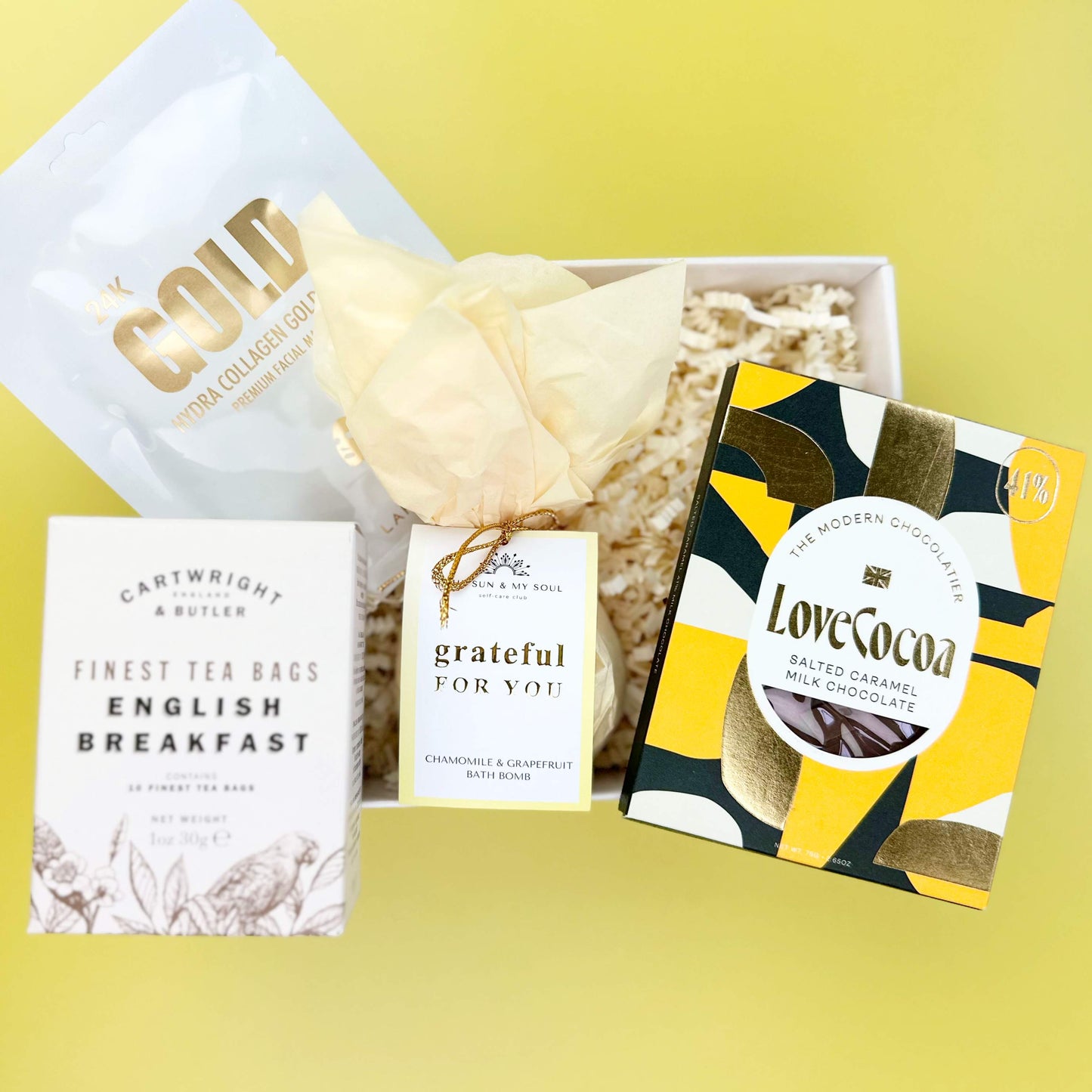 Grateful For You - Chamomile & Grapefruit Bath Bomb Gratitude Soak