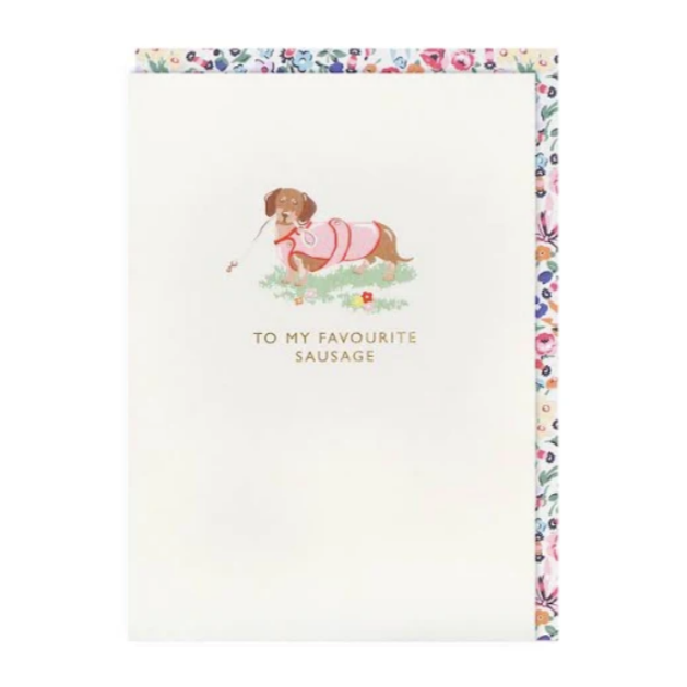 To My Favourite Sausage Greeting Card