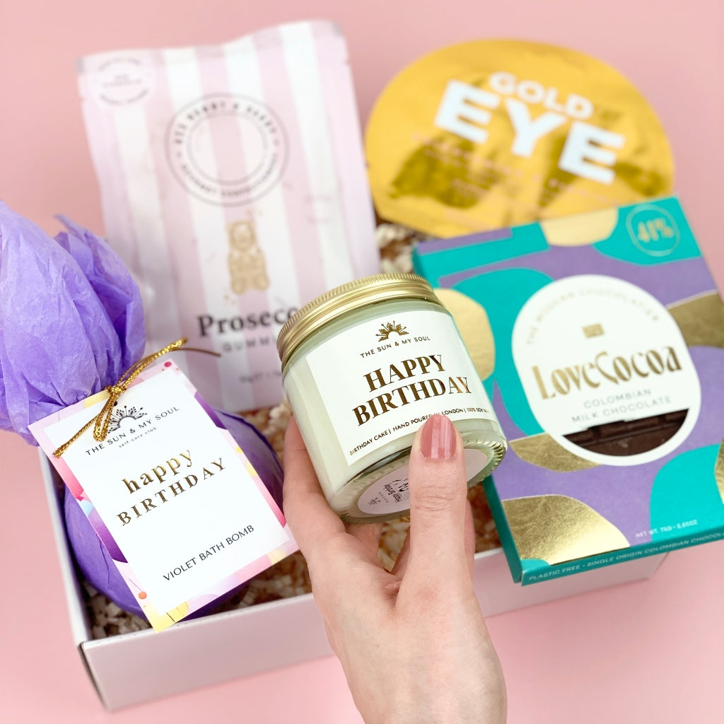 Happy Birthday Gift Box - Luxury Self-Care & Treats