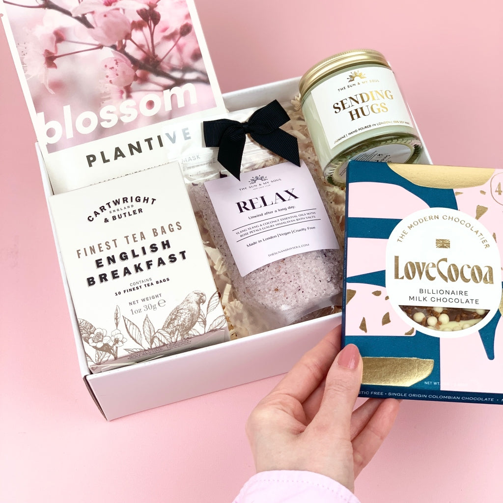 Sending Hugs Thinking of You Gift Box - Self-Care & Comfort Gift