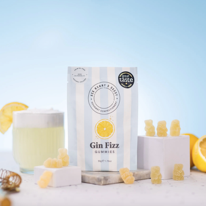 Gin Fizz Gummies (alcohol free) – A G&T Experience in Every Bite
