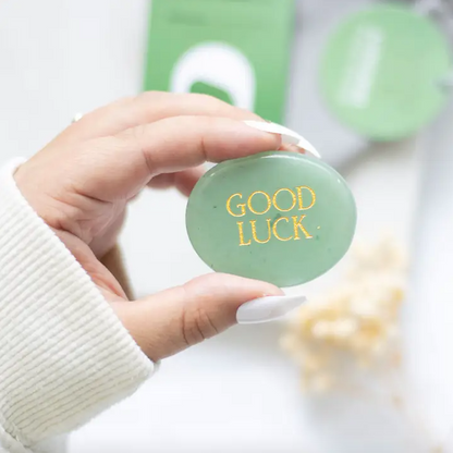 Good Luck Aventurine Crystal Palm Stone