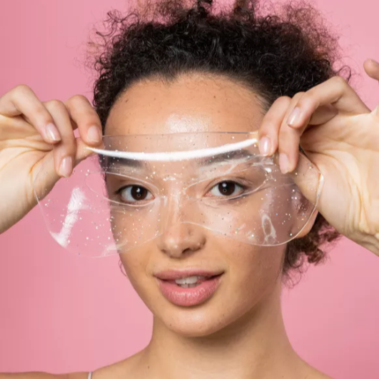 Crystal Glow Hydrogel Eye Mask for Puffiness & Brightening