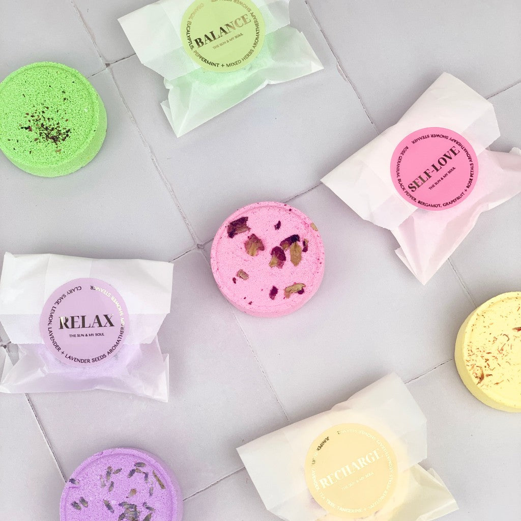 Aromatherapy Shower Steamer Samples Bundle – Set of 4