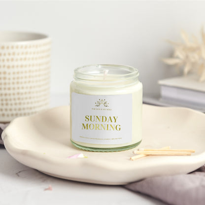 Sunday Morning - Fresh Linen Scented Soy Candle