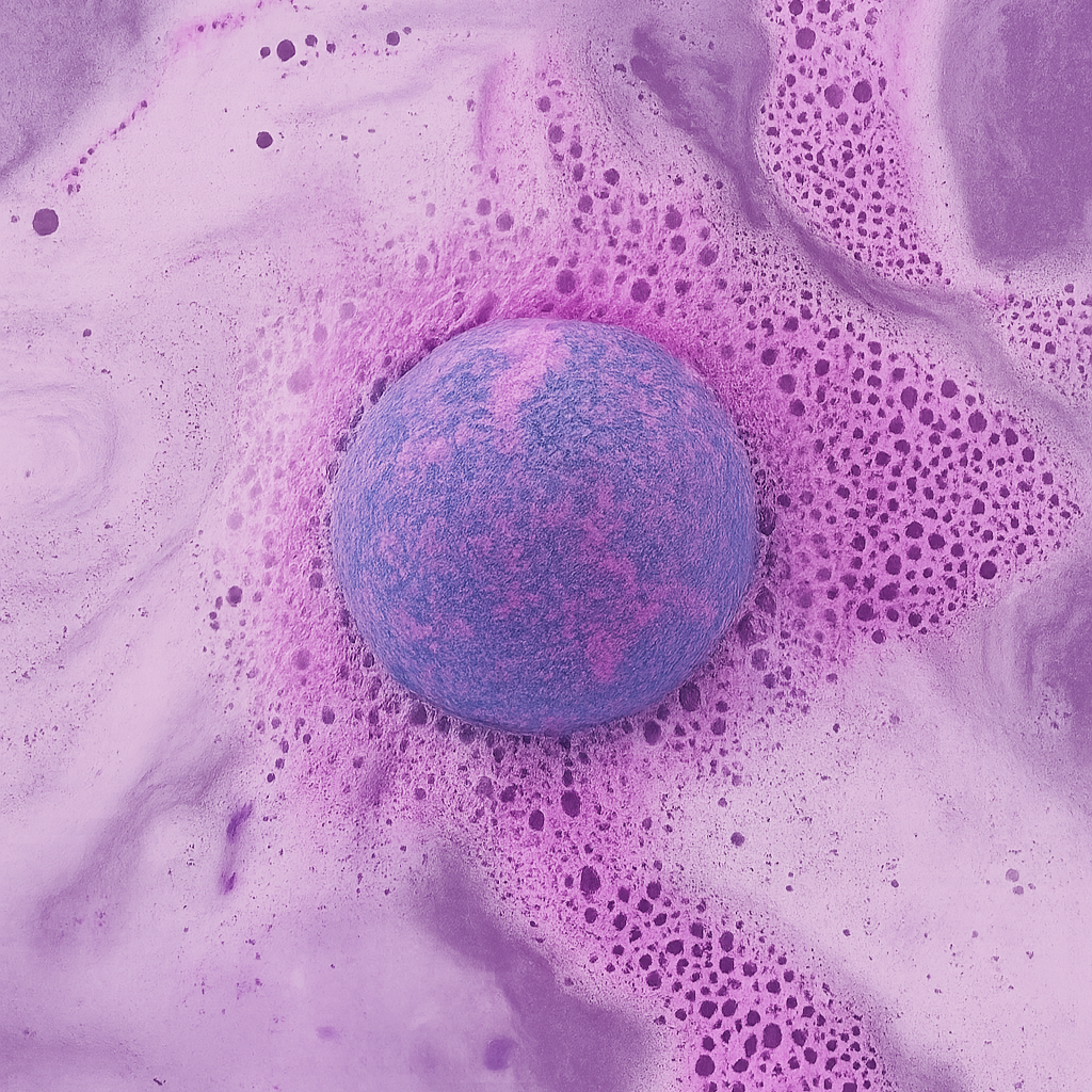 Happy Birthday - Yorkshire Violet Birthday Bath Bomb Floral Soak