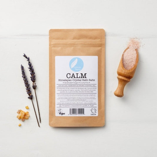 lavender patchouli calm Himalayan bath salts natural vegan cruelty free